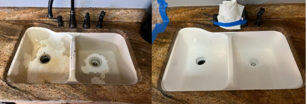 reglazing kitchen sink near 84003
